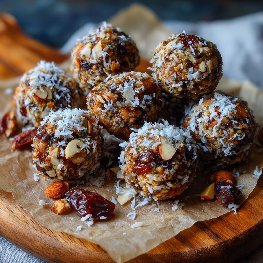 Healthy Date And Nut Snack Bites