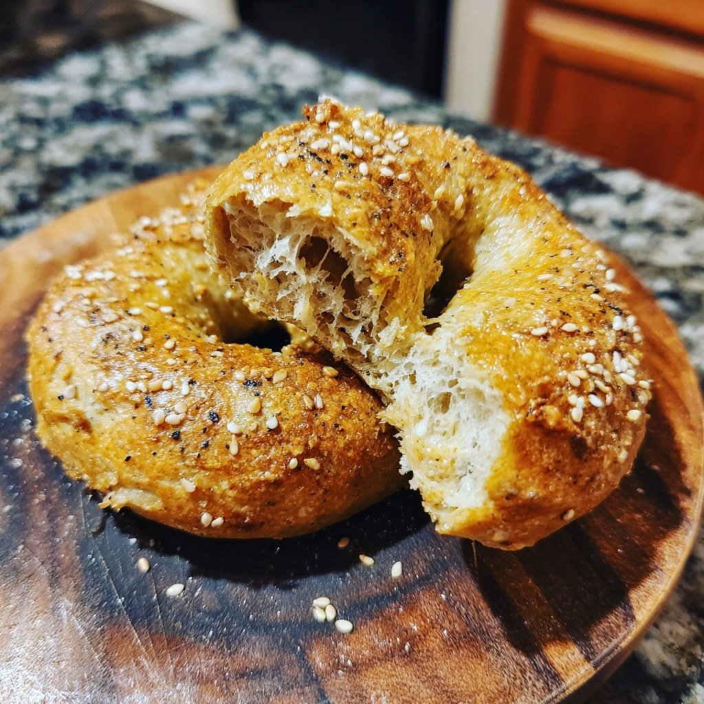 Protein Bagels With Whole Wheat Flour