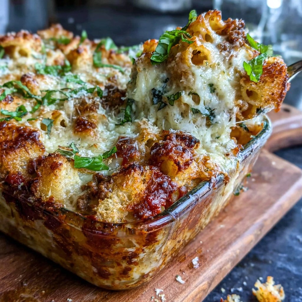 Ground Beef And Cheese Pasta Bake