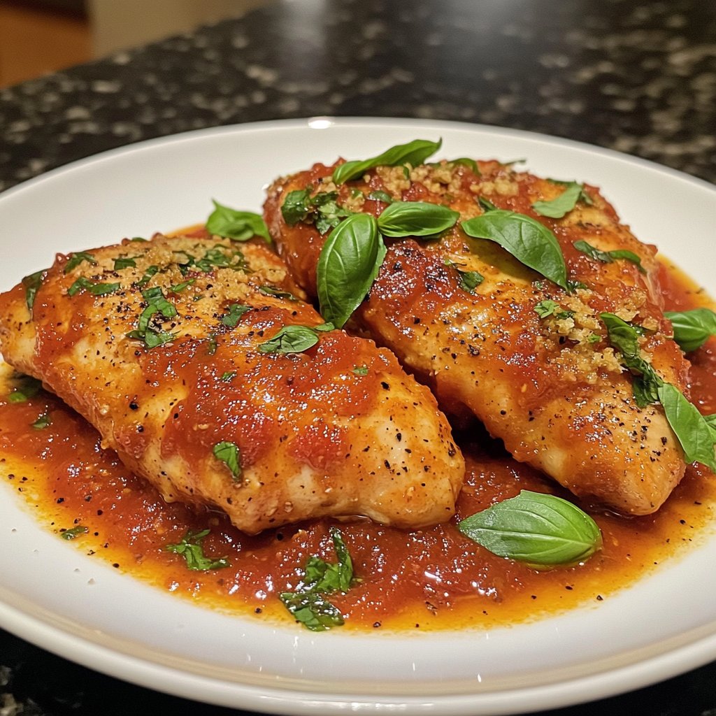 Chicken Breast with Tomato Sauce