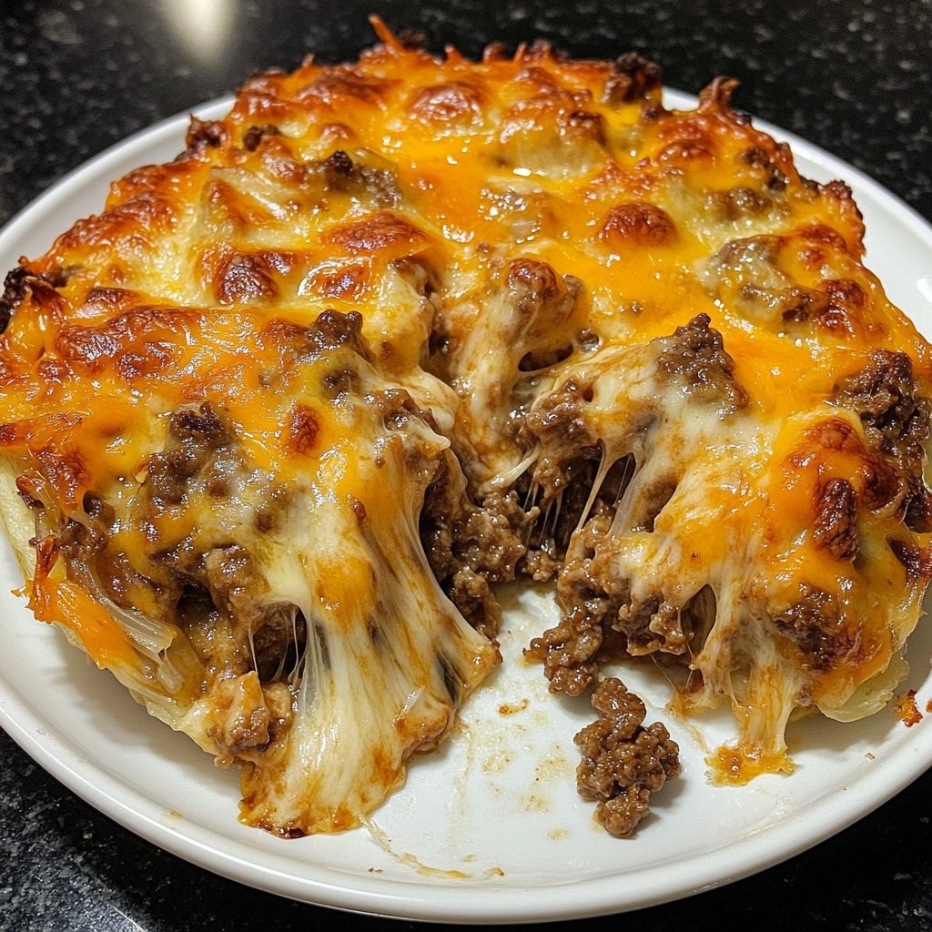 Ground Beef Skillet Cheesy