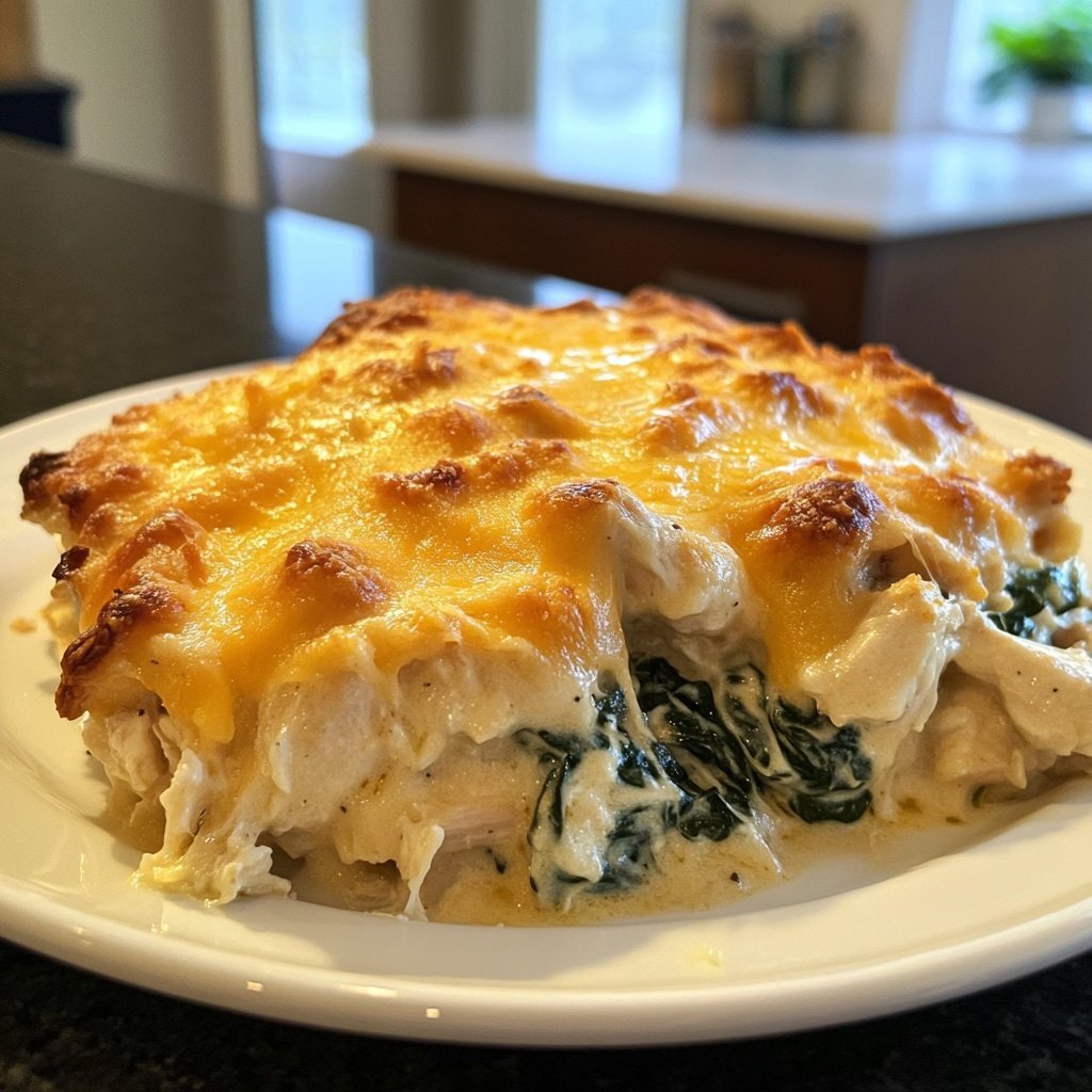 Creamy Low Carb Chicken Casserole