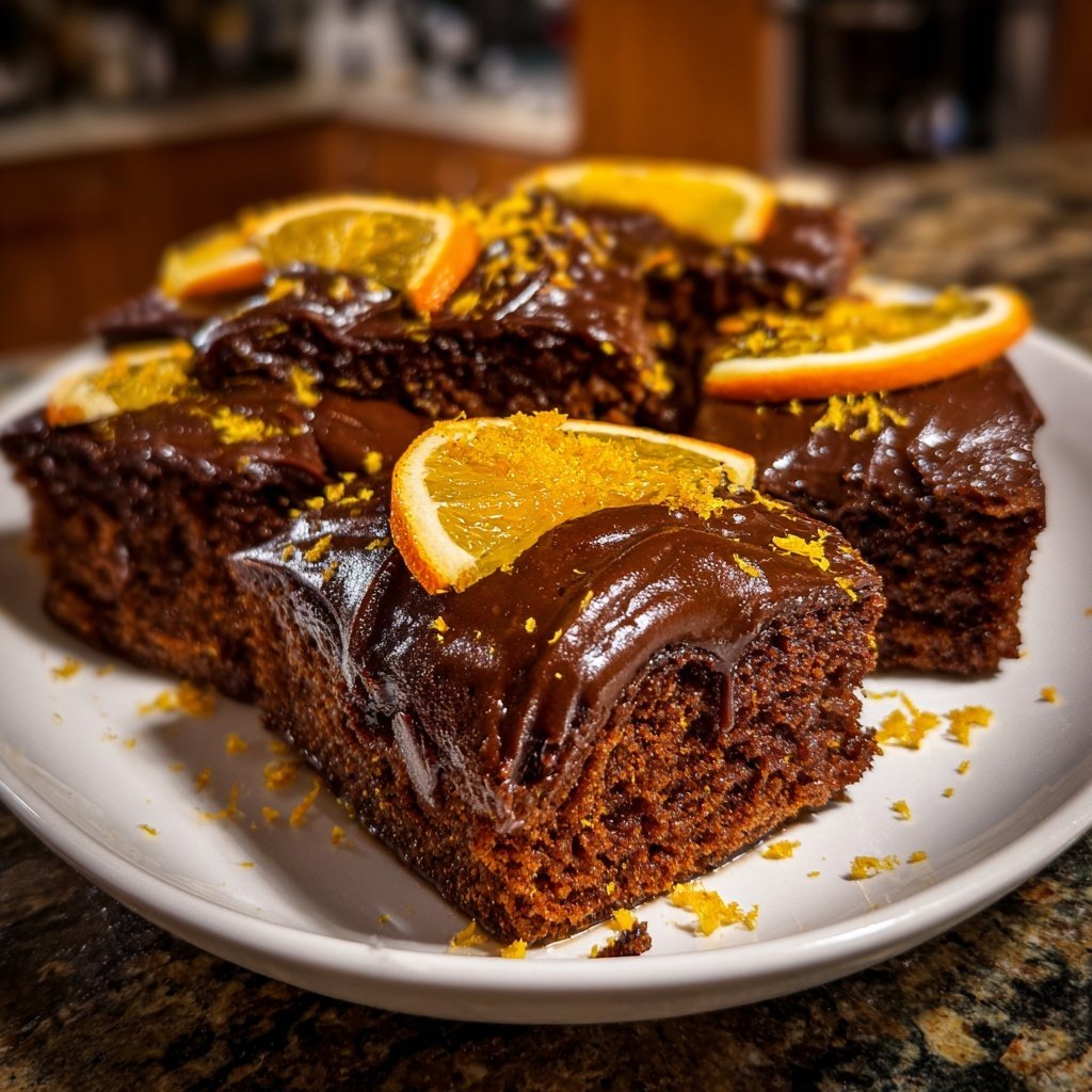 Chocolate Orange Snack Cake