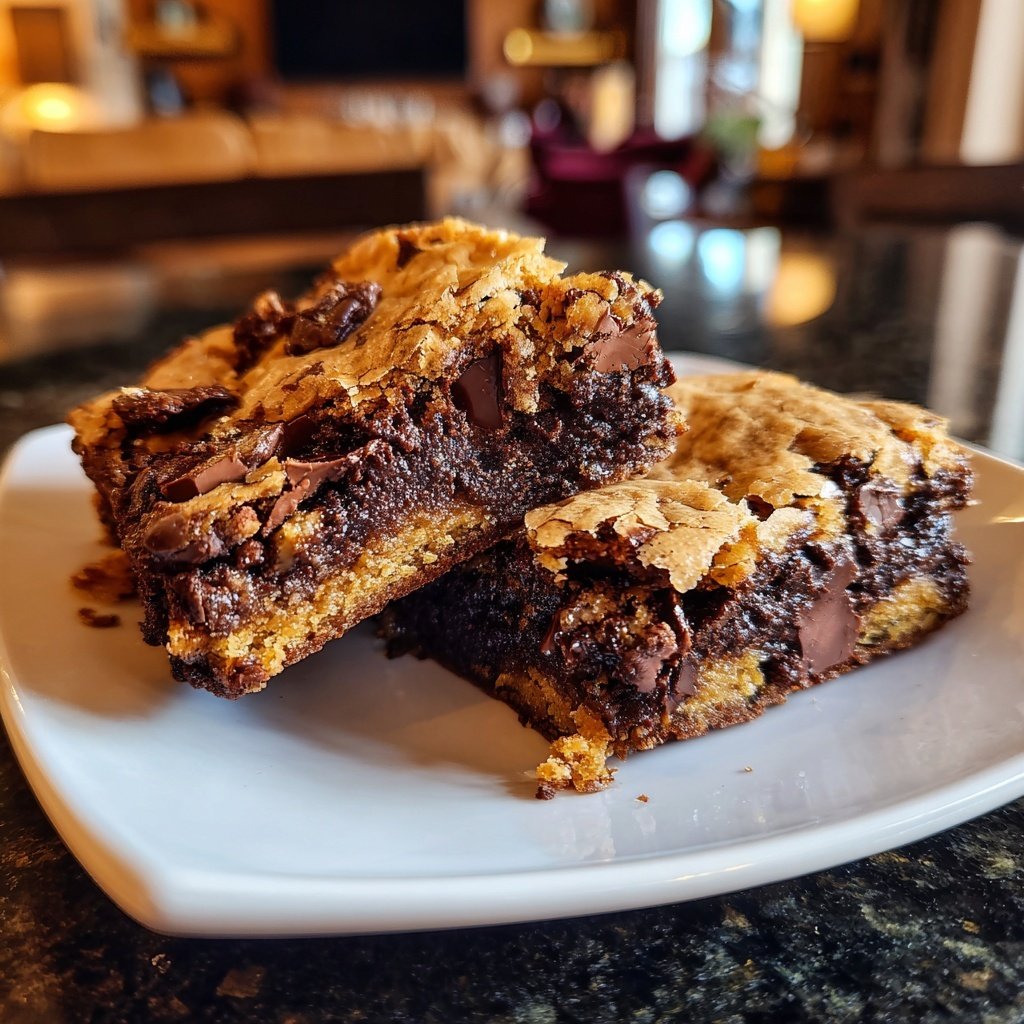 Fudgy Chewy Brookies