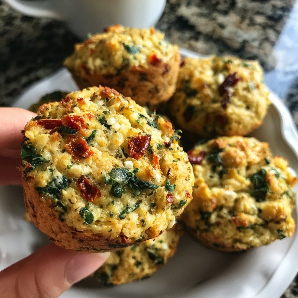Super Bowl Food Savory Veggie Muffins