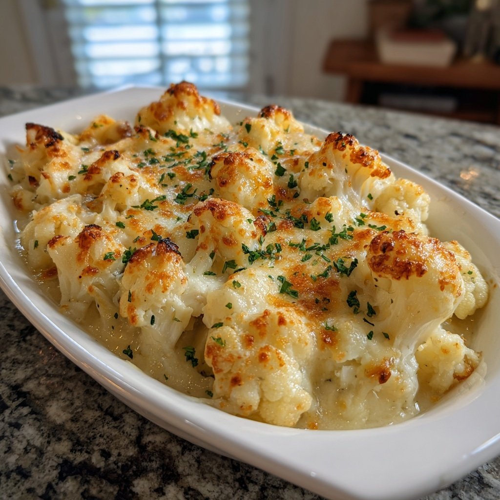 Sunday Roasted Cauliflower Gratin