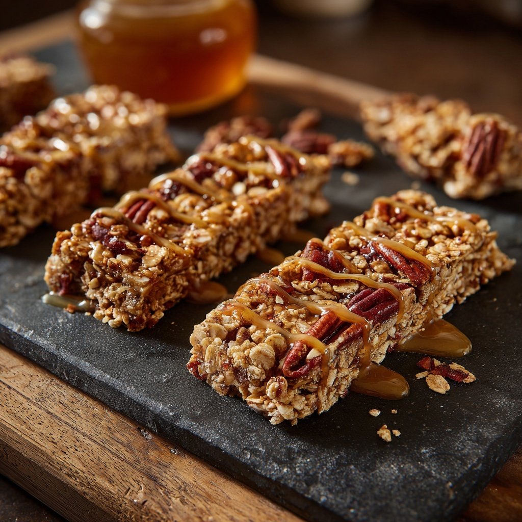 Healthy Snack No Bake Granola Bars