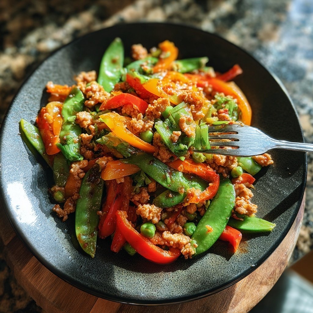 Ground Turkey And Vegetable Stir Fry